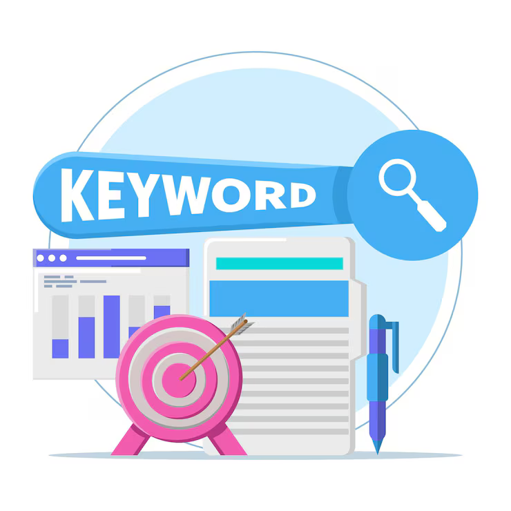 illustration keyword research tool concept keyword analysis report keyword analysis report 675567 6469